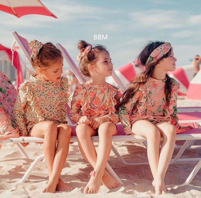 2024★春夏新作★水着★トップス+ズボン★4色90-140CM