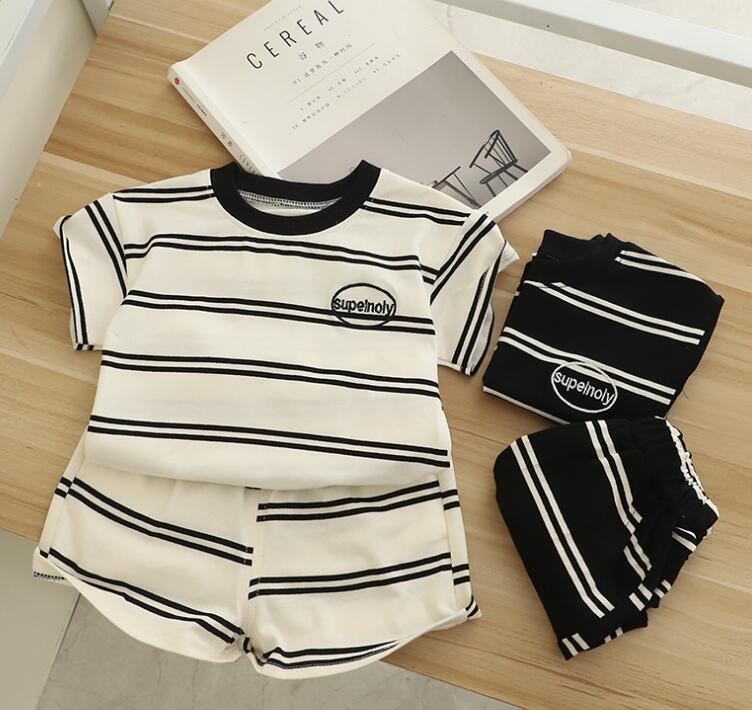 2024年夏★子供服　トップス+ズボン　セット★80-120cm★2色