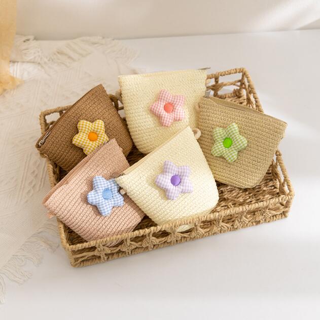 バッグ★ショルダーバッグ★草編みバッグ★子供用★ミニバッグ★可愛い★5色