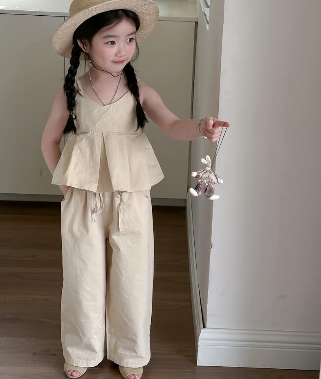 2024★夏新作★韓国風子供服★トップス+ズボン★100-160CM