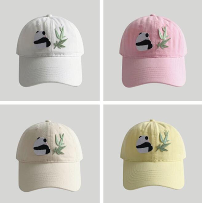 「2024」子供用★帽子★キャップ★キッズ★男女兼用★野球帽★パンダ★6色