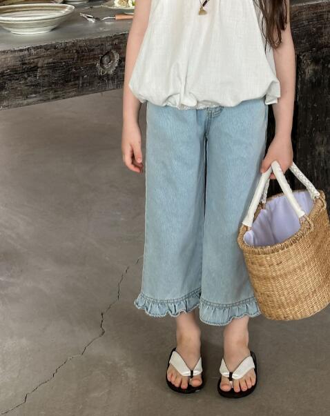 2024夏新品★子供服　デニムズボン★90-150cm★