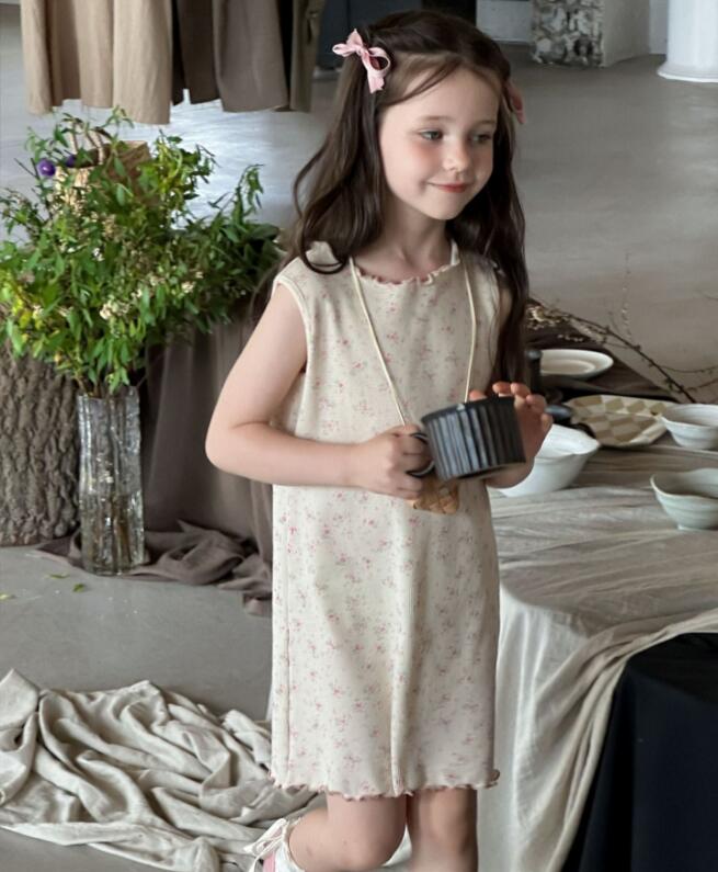 2024★夏新作★韓国風子供服★ワンピース★2色90-150CM