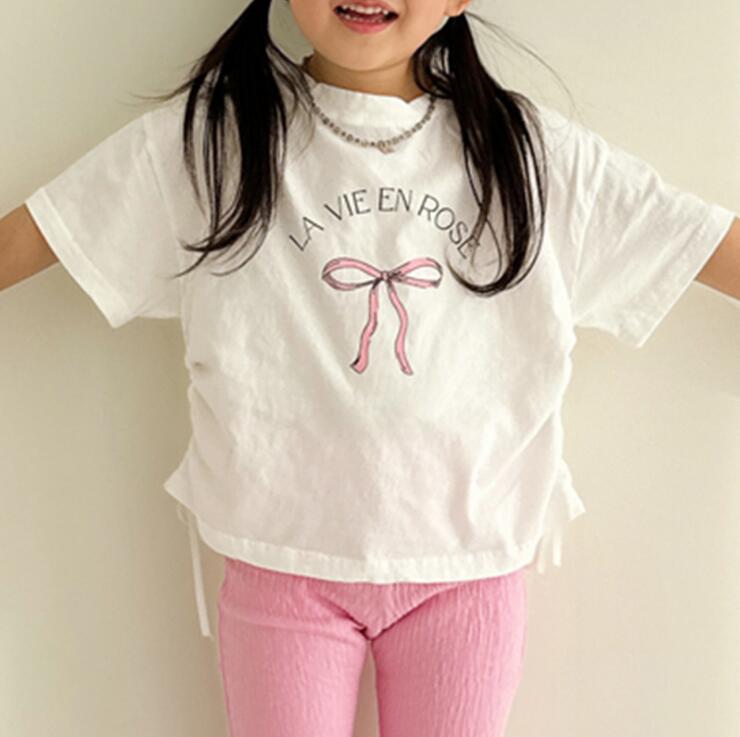 2024★夏新作★韓国風子供服★Tシャツ★2色70-120CM　20営業日発送