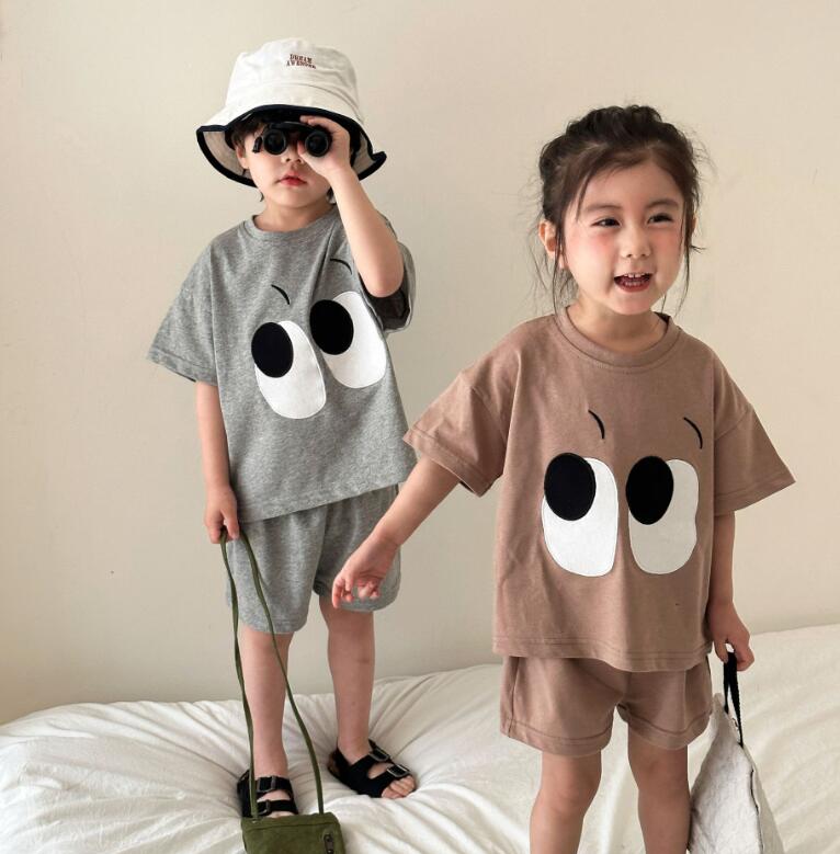 2024★夏新作★韓国風子供服★トップス+ズボン★2色80-150CM