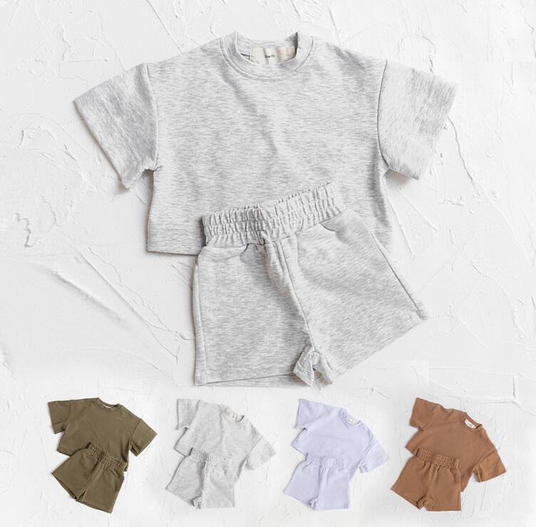 2024夏新型★子供服　トップス+ズボン　セット★4色