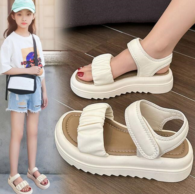 「2024」靴★子供靴★シューズ★キッズ女の子★サンダル★2色★26-36#