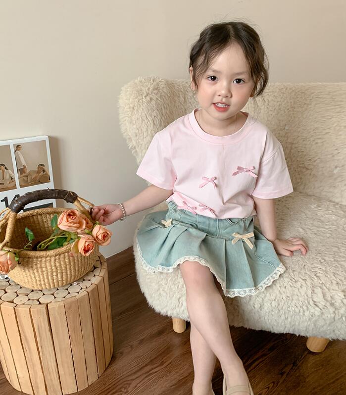 2024★夏新作★韓国風子供服★Tシャツ★スカート★80-140CM