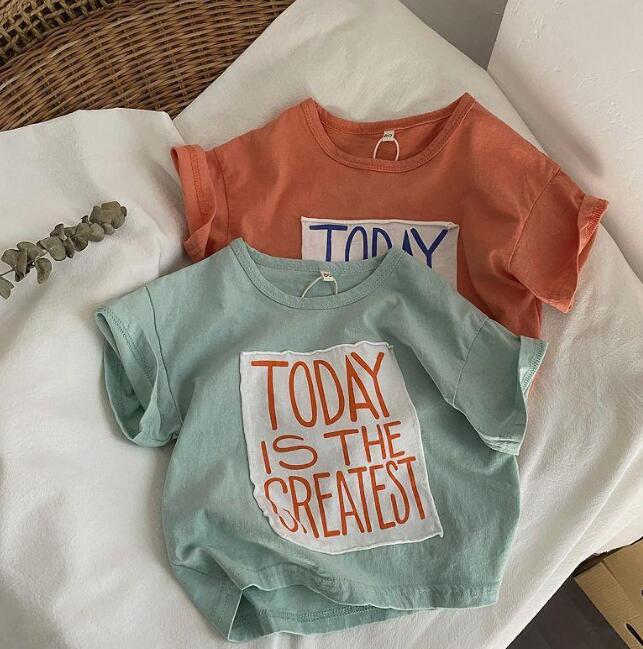 「2024」子供服★トップス★Tシャツ★半袖★韓国風子供服★キッズ★2色★80-120CM
