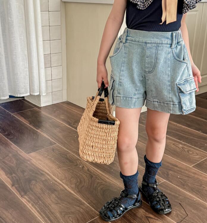 2024★夏新作★韓国風子供服★ショートズボン★2色80-130CM
