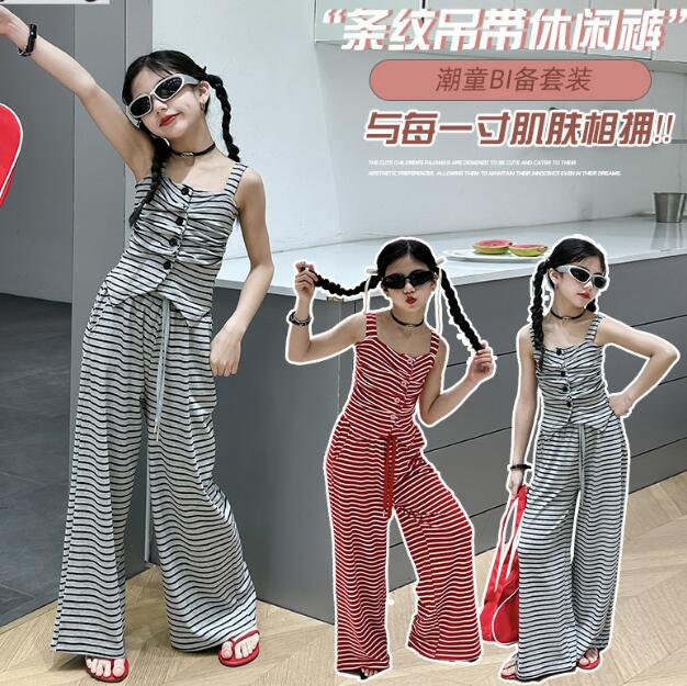 2024新品★子供服★トップス+ズボン　セット★120-170cm★2色