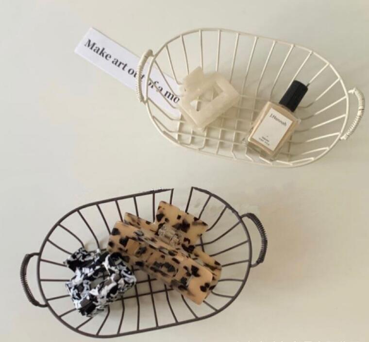 新登場★収納　鉄線編み収納かご★2色