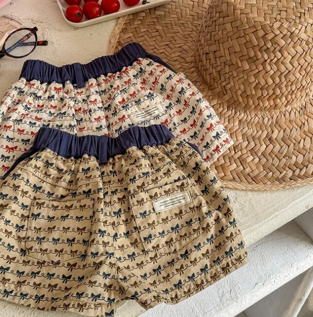 「2024」子供服★ショートパンツ★ボトムス★韓国風子供服★2色★80-130CM