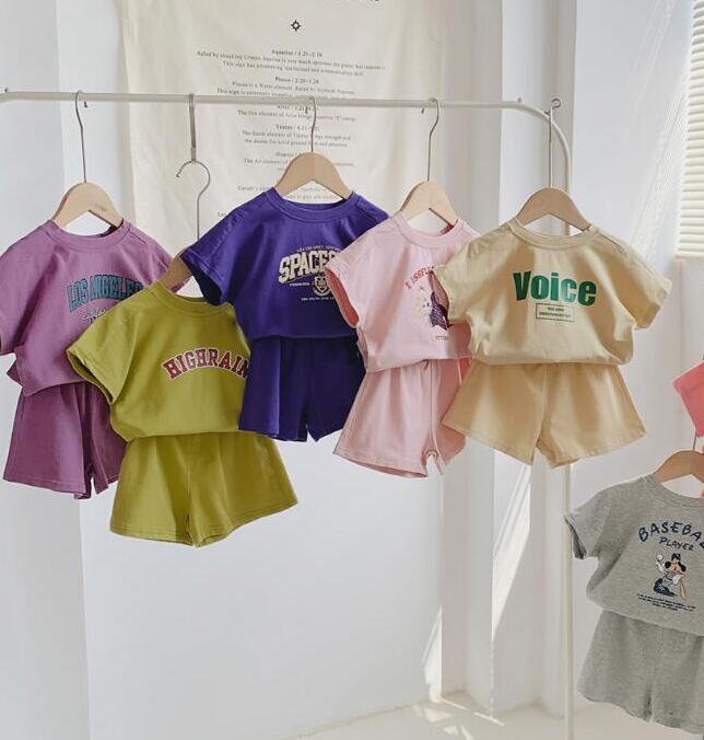 2024夏★子供服　トップス+ズボン　セット★90-150cm★7色