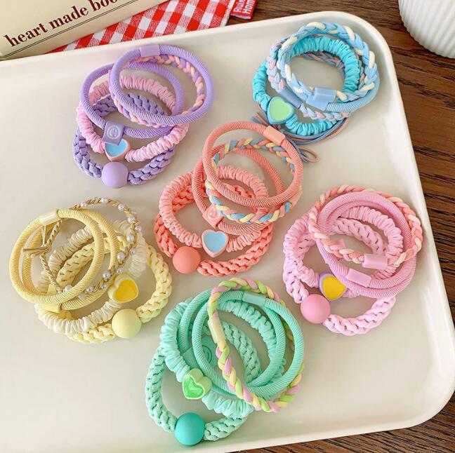 髪飾り★まとめ髪用★ヘアアクセサリー★子供用★ヘアゴム★可愛い★2枚入り