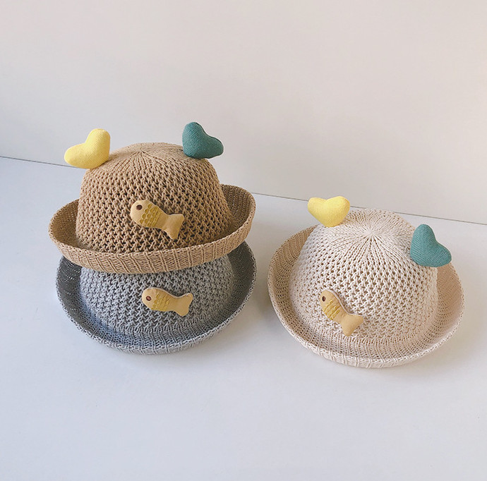 「2024」子供用★帽子★バケットハット★ベビー★ハット★可愛い★6色