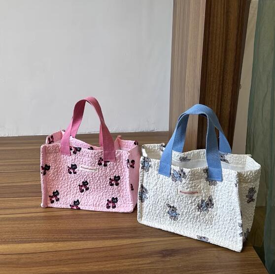 2024新型★ハンドバッグ★弁当袋バッグ　4色