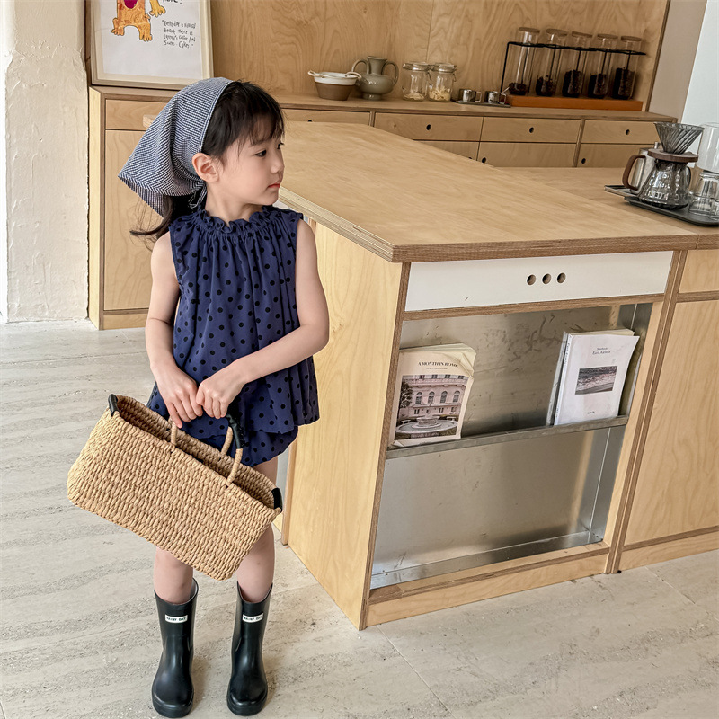 2024★夏新作★韓国風子供服★トップス+ズボン★2色80-130CM