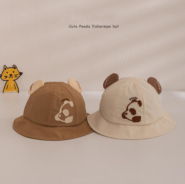 「2024」子供用★帽子★バケットハット★ベビー★ハット★パンダ★可愛い★3色