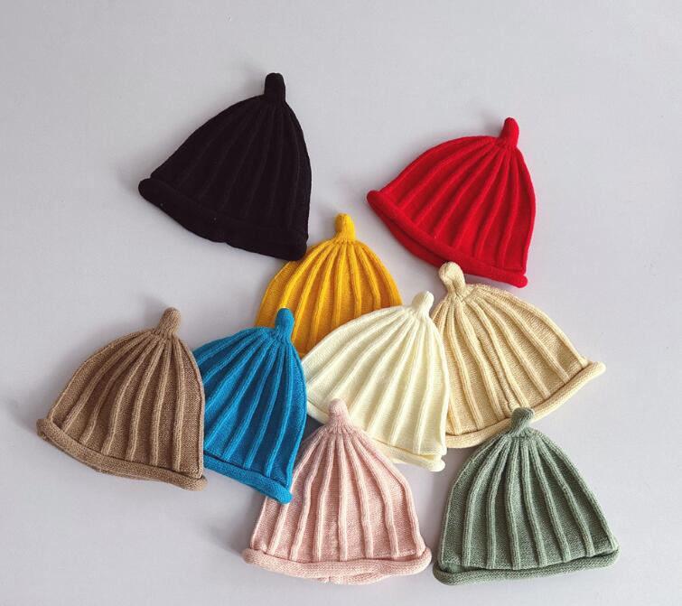2024年秋新品★子供用★帽子　ニットハット★ 9色