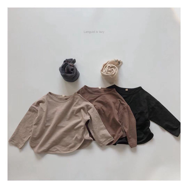 「2024」子供服★トップス★Tシャツ★韓国風子供服★長袖3色80cm〜130cm