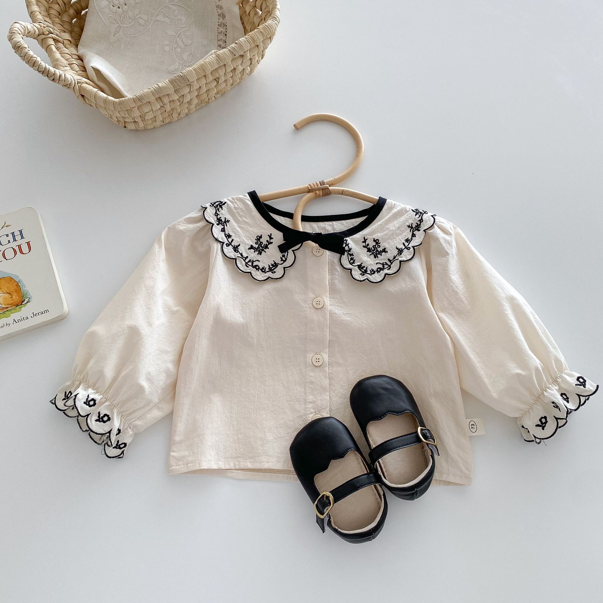 「2024」子供服★トップス★長袖シャツ★韓国風子供服★73cm〜120cm