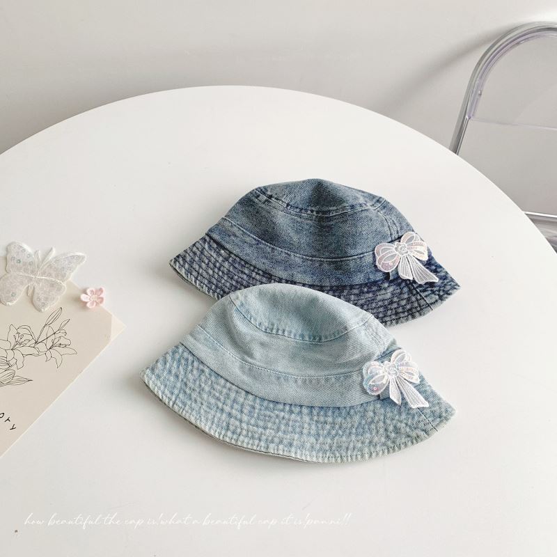 「2024」子供用★帽子★バケットハット★キッズ★デニム★2色