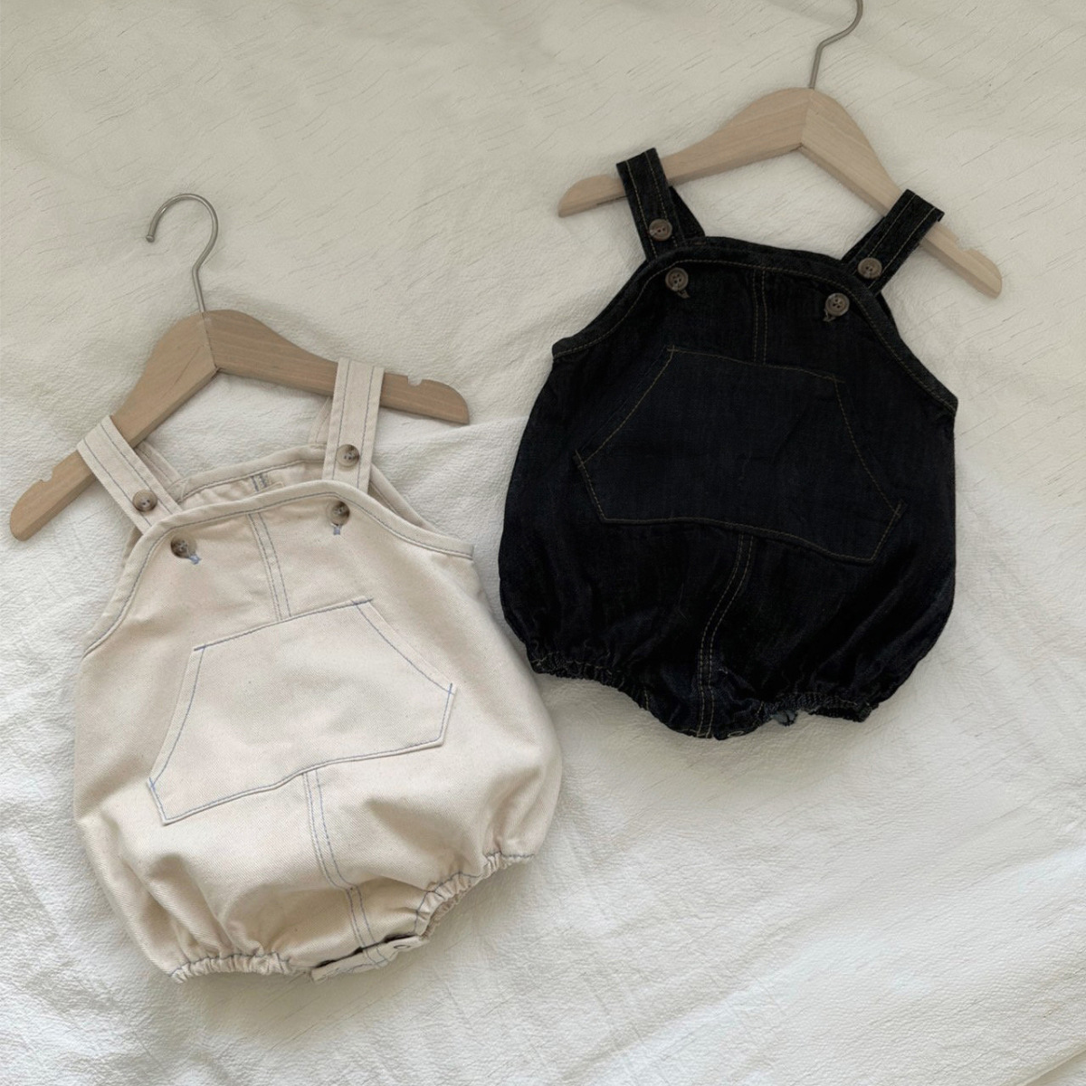 2024★夏新作★韓国風ベビー服★ロンパース★66cm〜90cm 2色