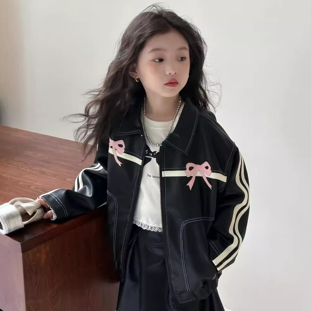 2024秋新品★子供服 　PUコート&スカート分けて販売★90cm〜150cm