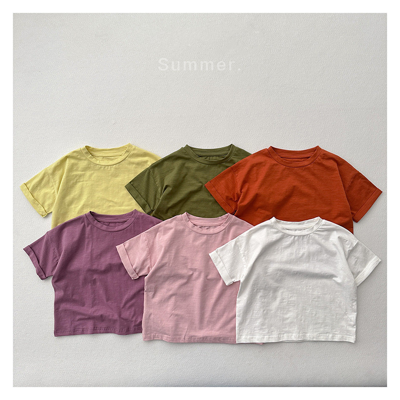 「2024」子供服★トップス★Tシャツ★韓国風子供服★8色80cm〜130cm