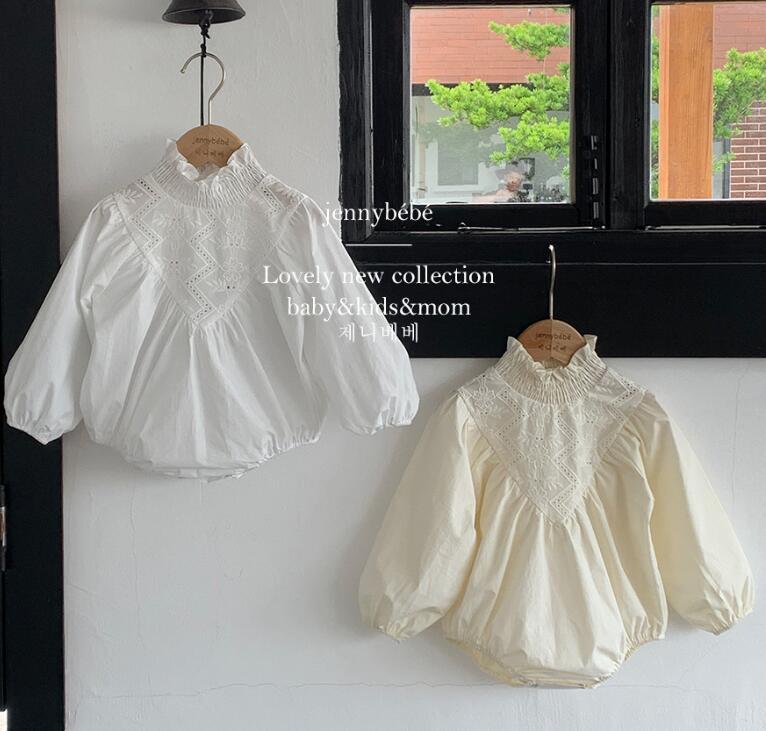 2024秋新入荷jen★ベビー服　ロンパース&ワンピース★66〜90/90-130cm 2色