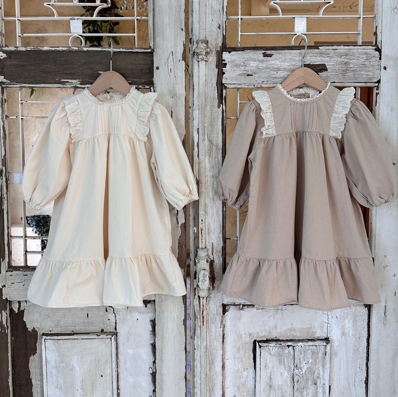 2024秋新品★子供服　ワンピース★80cm〜130cm 2色