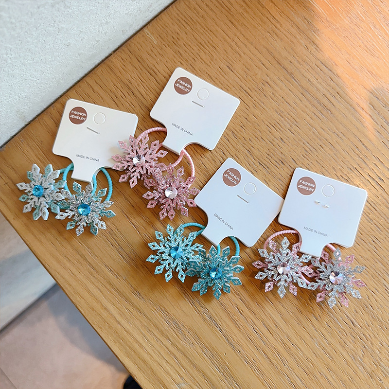 髪飾り★まとめ髪用★ヘアアクセサリー★ヘアゴム★キッズ女の子★2枚入り★韓国風