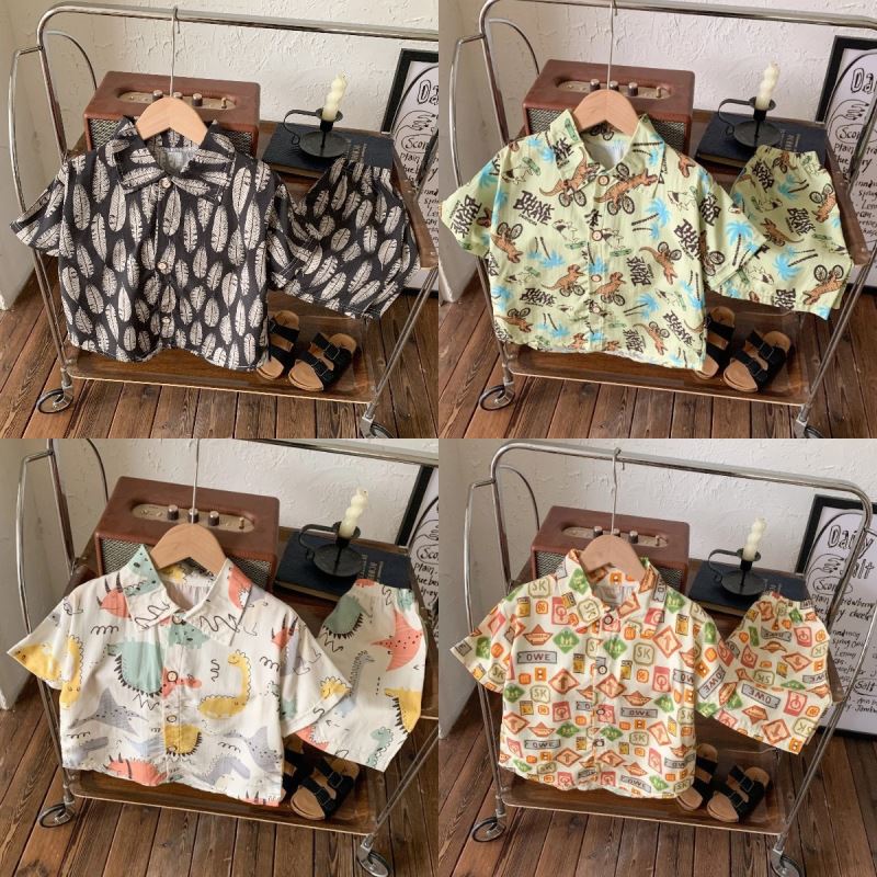 2024★夏新作★韓国風ベビー服★トップス+ズボン★80cm〜140cm 7色