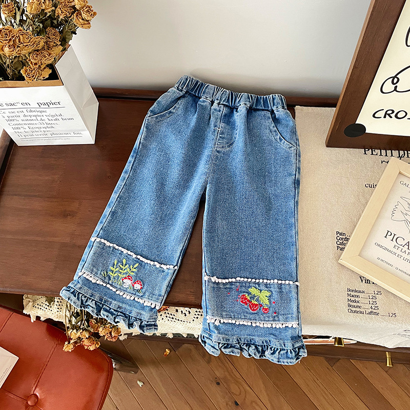 「2024」子供服★ズボン★ジーンズ★ボトムス★韓国風子供服★80cm〜130cm