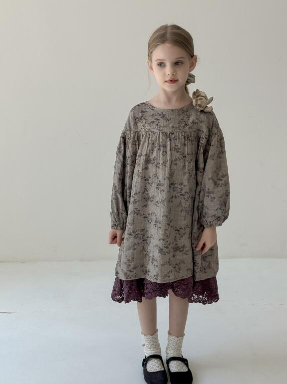 2024秋新作ZL★子供服　ワンピース★100cm〜150cm