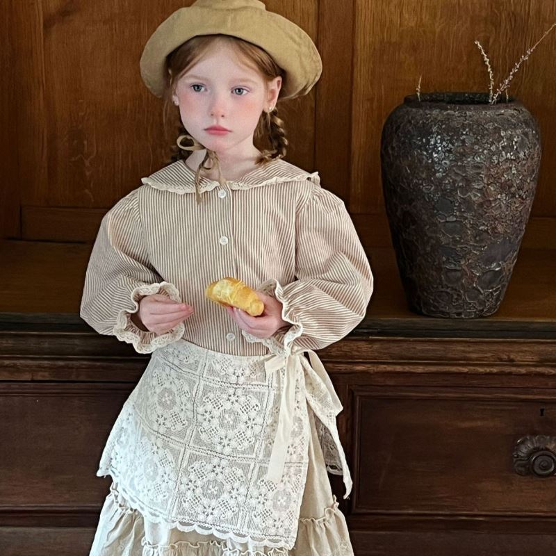 2024★春秋新作★韓国風ベビー服★エプロン★S(90-100)/M(110-120)/L(130-140)