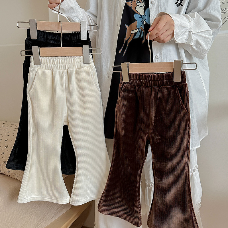 2024秋新入荷★子供服　ズボン★90cm〜150cm 3色