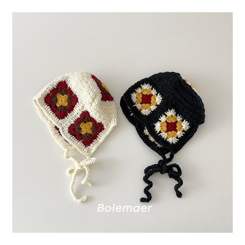 「2024」子供用★帽子★ニット帽子★耳カバー★キッズ★可愛い★2色