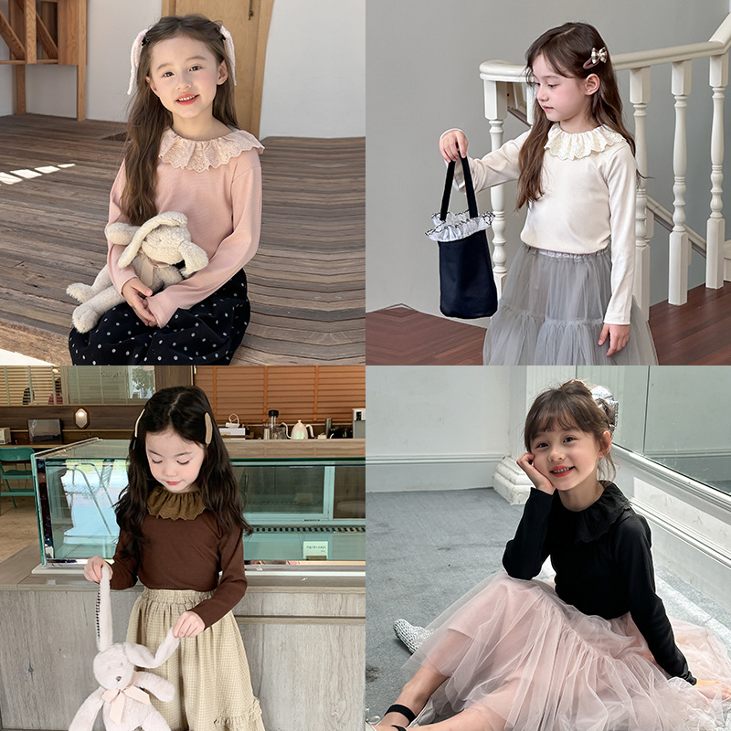 2024秋新品A★子供服　トップス★90cm〜160cm 4色