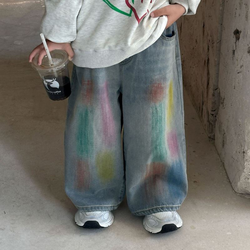 「2024」子供服★ズボン★ジーンズ★ボトムス★韓国風子供服★90cm〜150cm