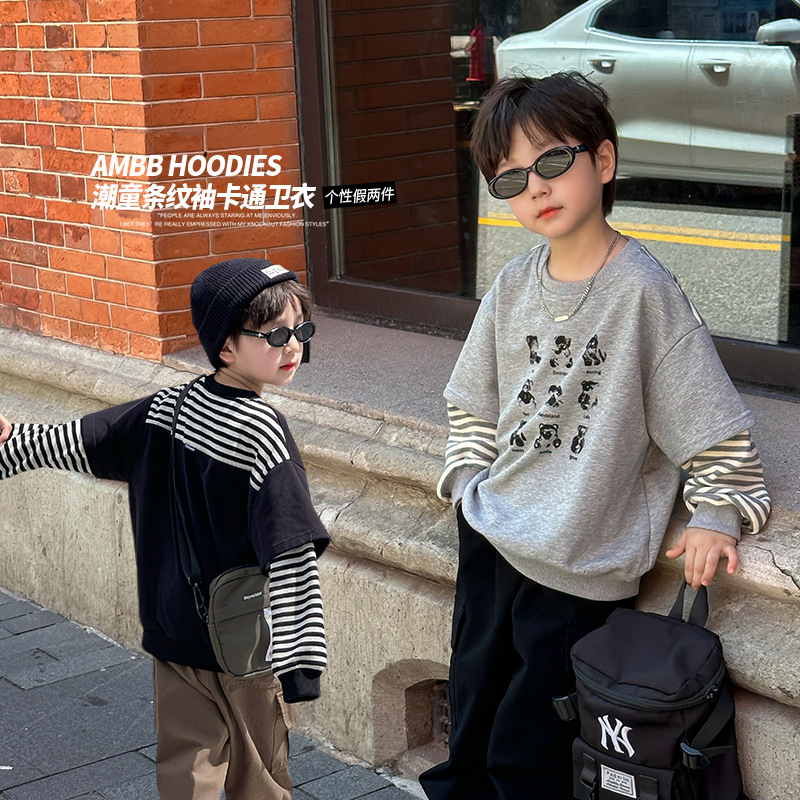 2024秋新作★子供服　トップス★90cm〜160cm 2色