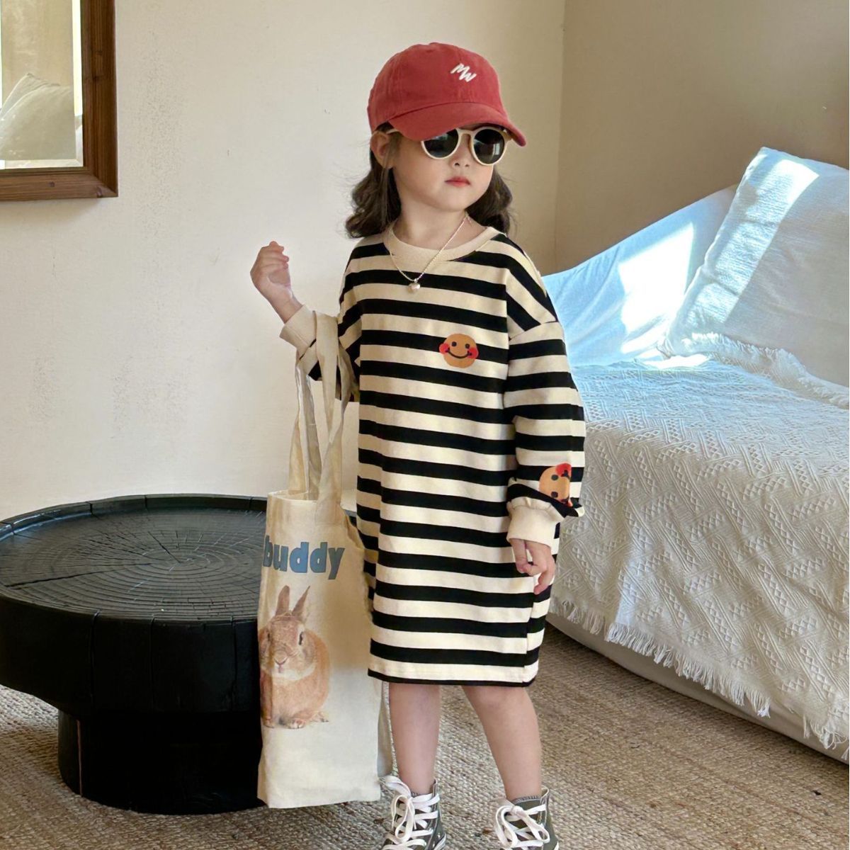 2024★春秋新作★韓国風子供服★ワンピース★90cm〜140cm