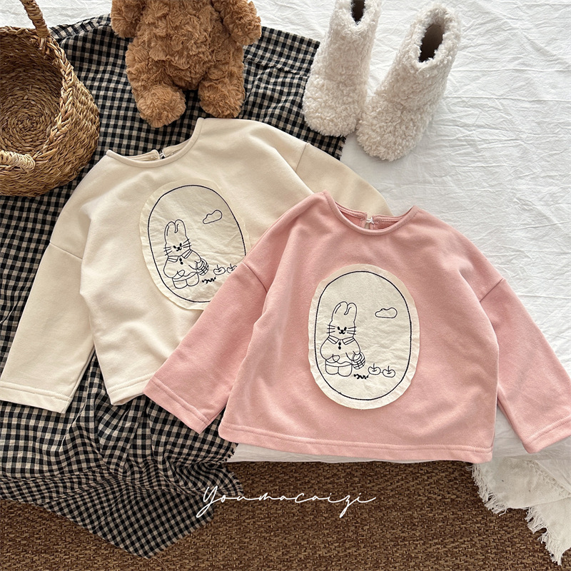 2024★秋冬新作★韓国風子供服★トレーナー★80cm〜130cm 2色