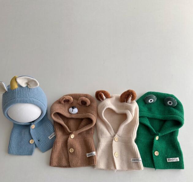 子供用★帽子/マフラー★防寒★キッズ★暖かい★4色