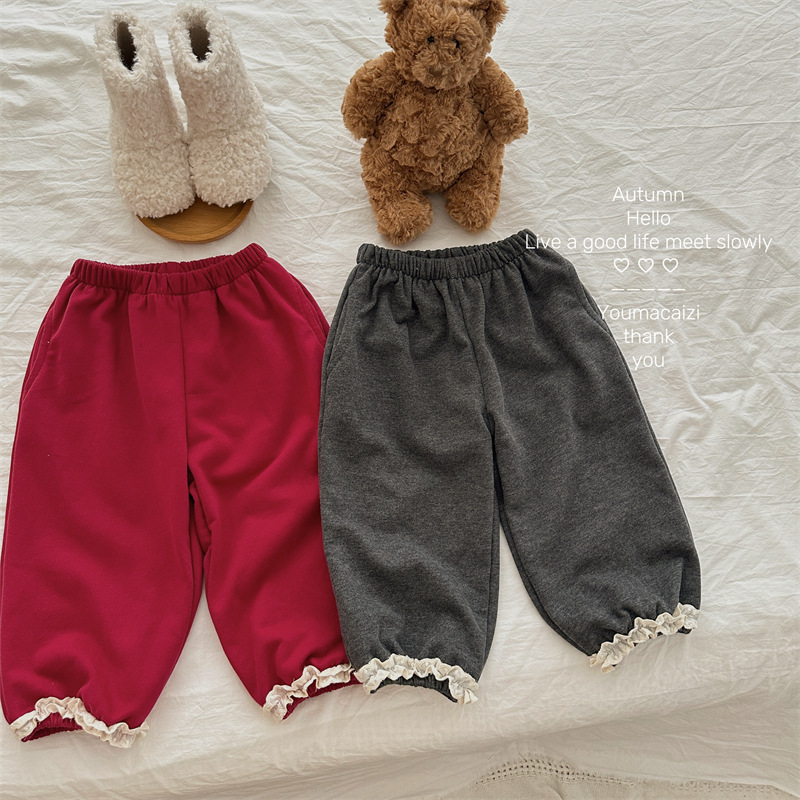 2024秋新入荷★子供服　ズボン★80cm〜130cm 2色