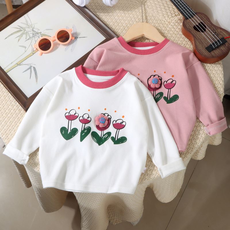 「2024」子供服★トップス★Tシャツ★韓国風子供服★2色80cm〜160cm