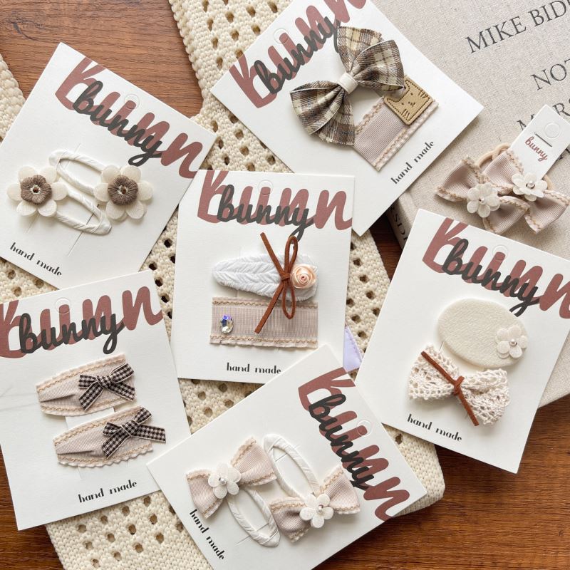 雑貨★子供用髪飾り　ヘアビン&ヘアゴム★アクセサリー★7組