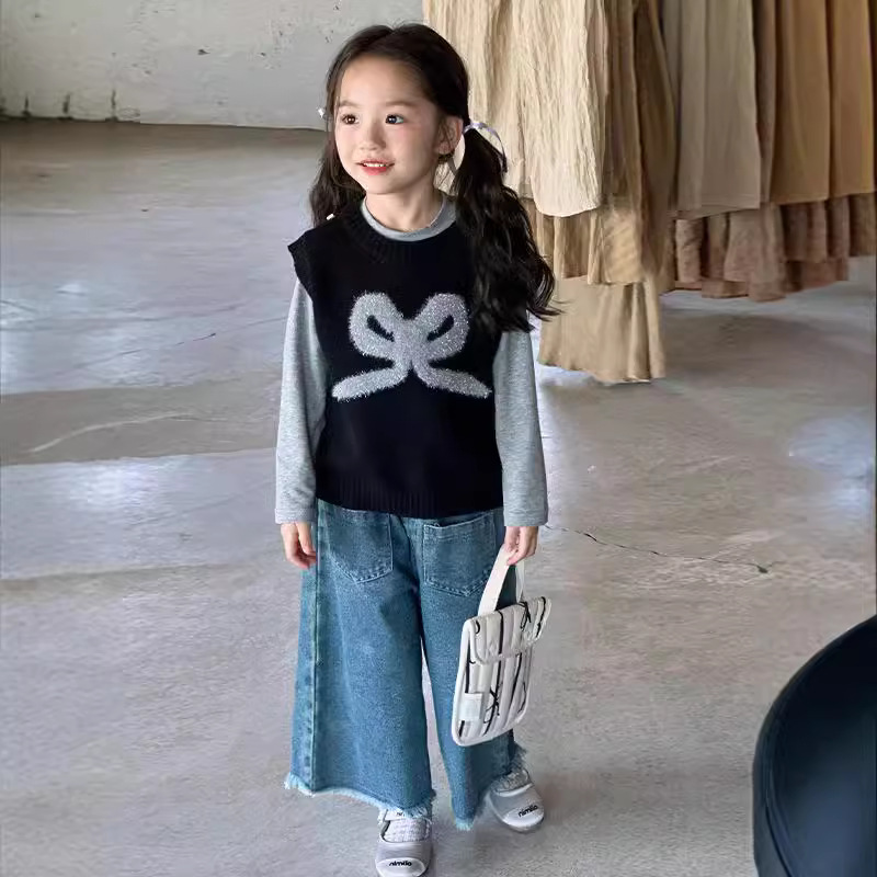 2024秋新入荷★子供服　トップス&ニットベスト&ズボン分けて★90cm〜150cm