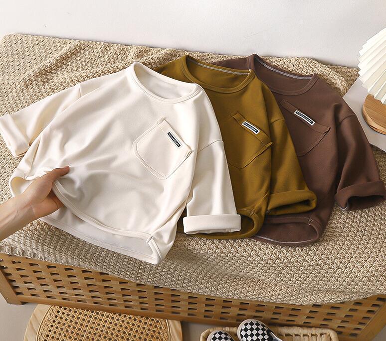 2024秋新作★子供服　トップス★80cm〜150cm 3色